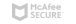 Beveiligd door McAfee
